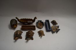 COLLECTION OF WADE TORTOISES AND OTHER WADE ORNAMENTS