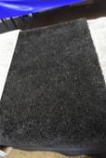 BLACK BELGIAN POLYESTER RUG