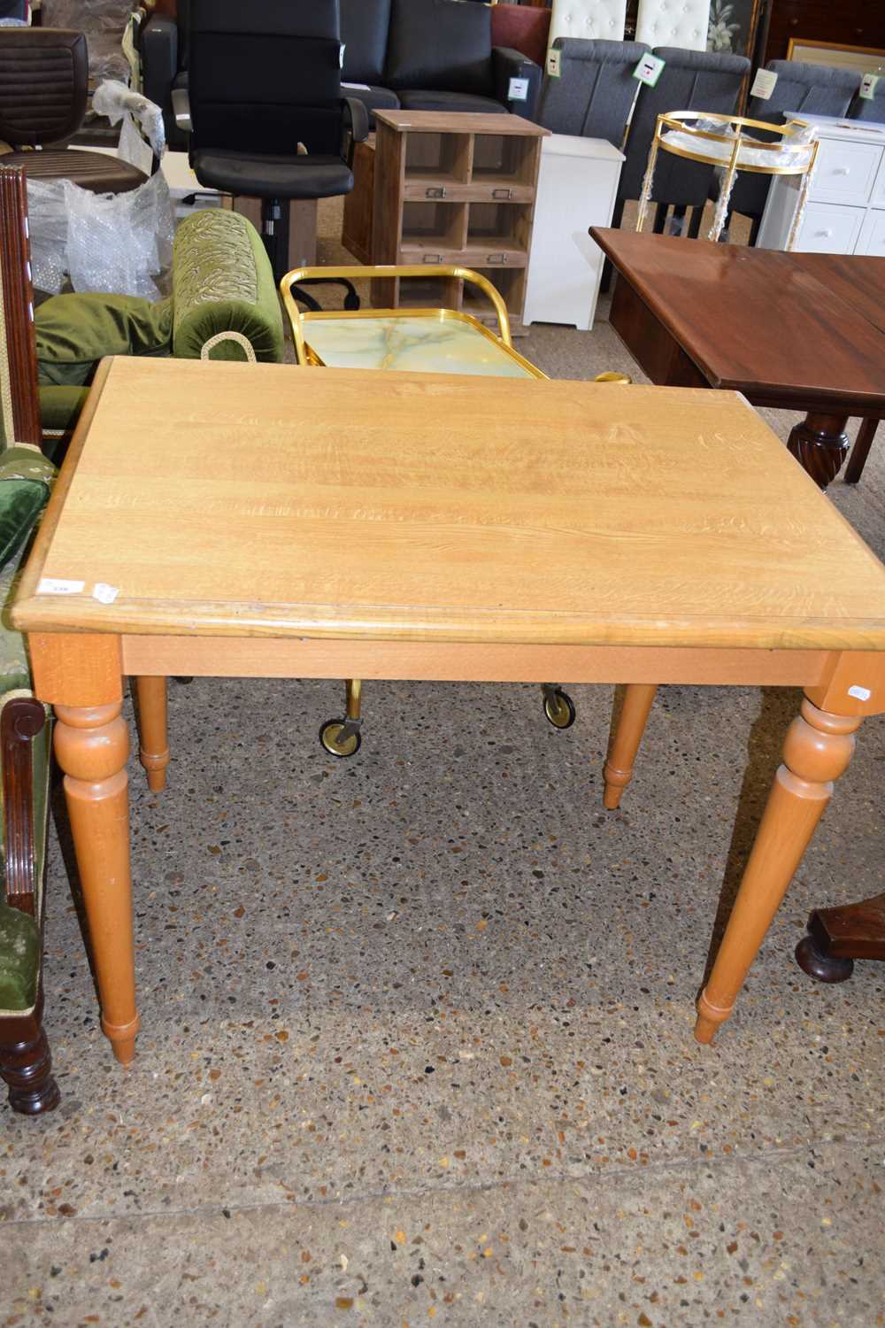 SMALL MODERN KITCHEN TABLE, 91CM WIDE