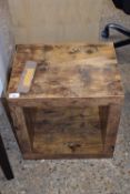 WOOD EFFECT SIDE TABLE, 44CM WIDE