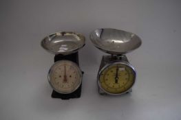 TWO SETS OF VINTAGE KITCHEN SCALES