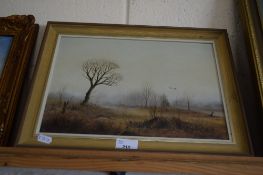 W PULFER, 'WITON WOODS', OIL ON BOARD, FRAMED