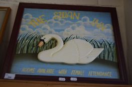 MODERN ADVERTISING BOARD 'THE SWAN INN'
