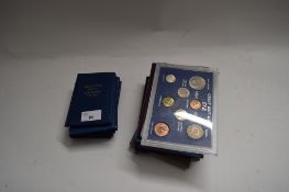 COLLECTION OF CASED BRITISH PROOF DECIMAL COINAGE, MAINLY 1970S AND 80S, LOW DENOMINATIONS