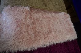 PACO HOME GLAMOUR RUG, ROSE, 60 X 100CM