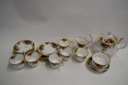 QUANTITY OF ROYAL ALBERT OLD COUNTRY ROSE TEA WARES