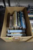 BOX OF MIXED BOOKS - WILD FLOWERS, BIRDS ETC