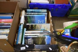 BOX OF MIXED BOOKS - SOME METEOROLOGY, TOPOGRAPHY