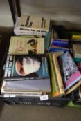 BOX OF MIXED BOOKS - SOME COOKERY INTEREST ETC