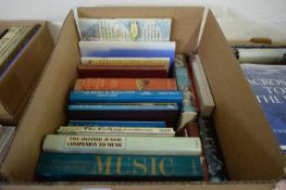 BOX OF MIXED BOOKS - MUSIC AND OPERA