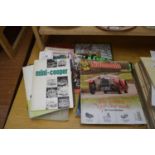 QUANTITY OF VINTAGE MOTOR CAR MANUALS, MINI-COOPER, MORRIS 1800, VOLVO ETC AND SOME AUTOMOBILE