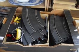 QUANTITY OF SCALEXTRIC TRACK AND ACCESSORIES