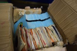 BOX CONTAINING RECORDS, MAINLY POP MUSIC SINGLES