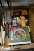 BOX OF MIXED BOOKS - SOME COOKERY