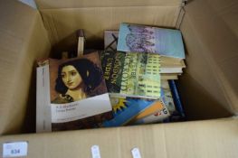 BOX OF MIXED BOOKS - MAINLY NOVELS, SOME HISTORY