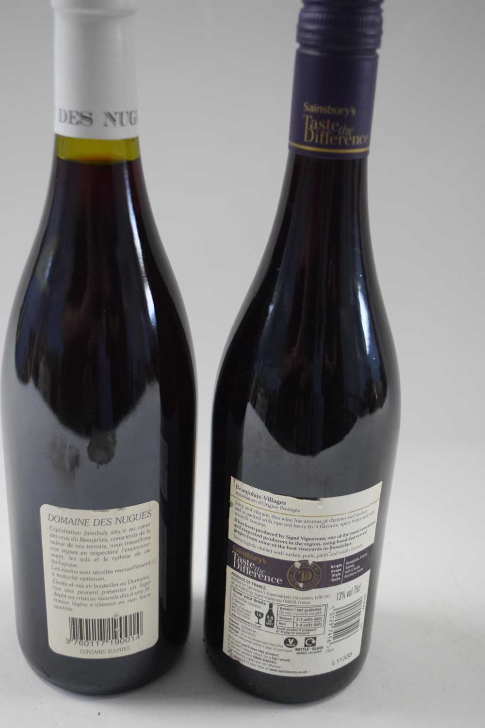 2009 Beaufolais Villages, 1 bottle; 2008 Beaujolais Villages Dom des Nugues, 1 bottle (2) - Image 3 of 3