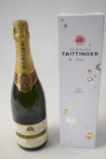 Taittinger Brut Reserve Champagne (boxed), 1 bottle; Mercier Champagne, 1 bottle (2)