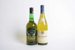 Mixed lot: one bottle Chaplis Premier Cru, one bottle Club Royal Original Pale Cream (2)