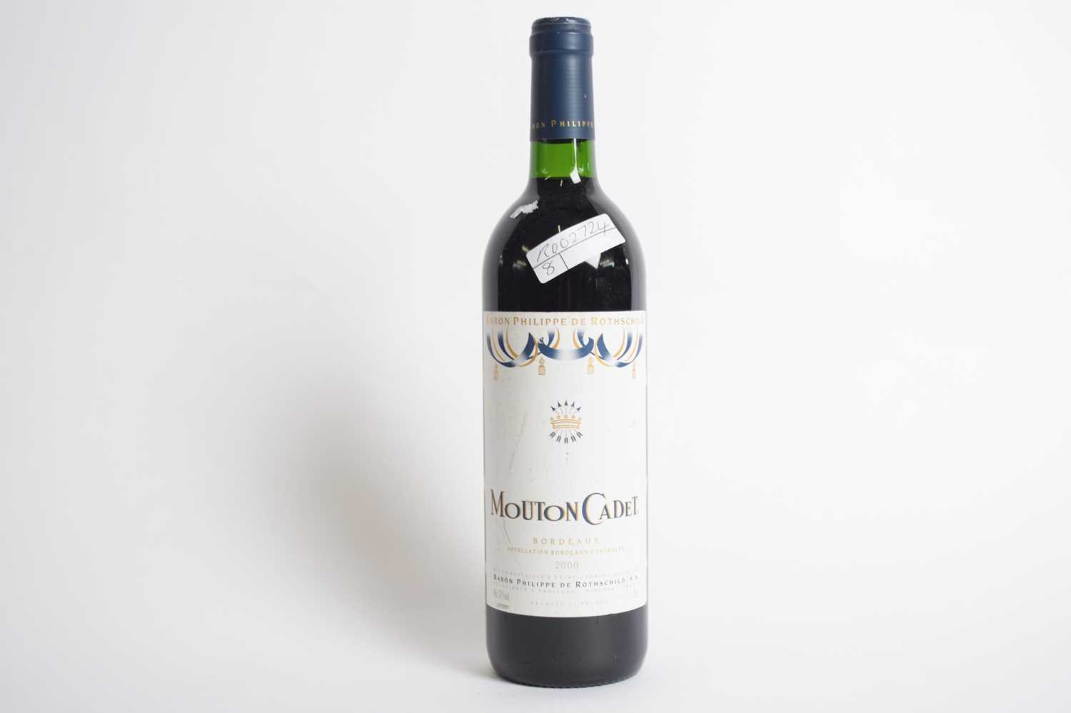 One bottle Mouton Cadet Bordeaux 2000, 75cl