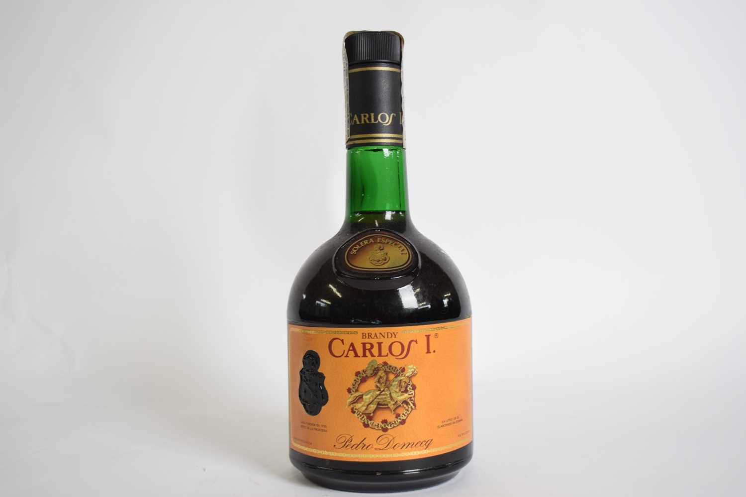 One bottle Carlos I brandy