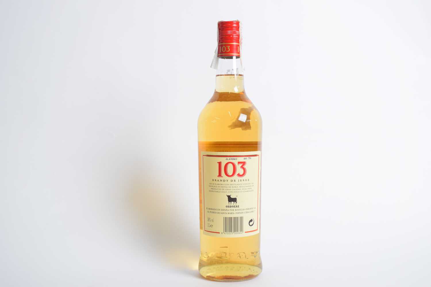 One bottle Brandy de Jerez, 103 Solera, 1 ltr - Image 3 of 3