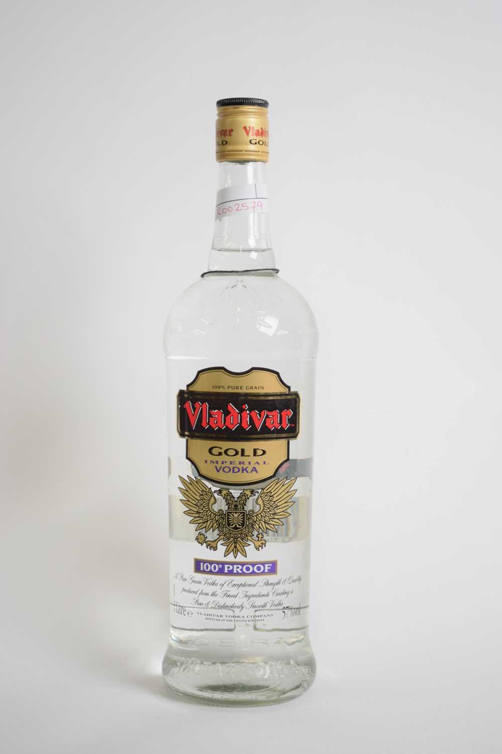 One bottle Vladivar Imperial Vodka, 1 ltr - Image 2 of 3