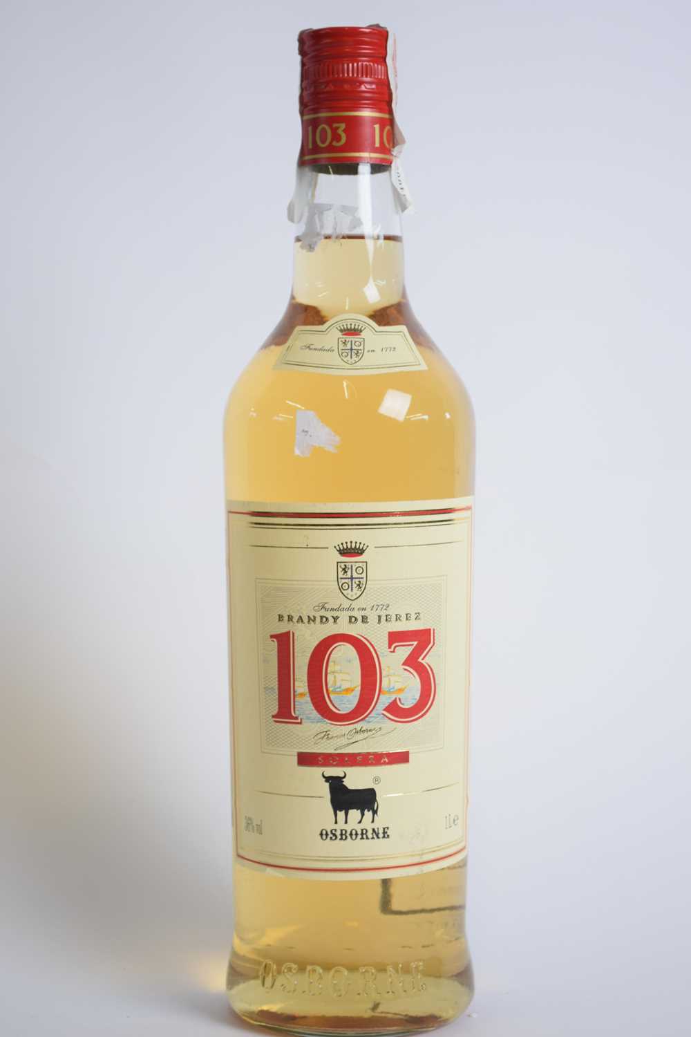One bottle Brandy de Jerez, 103 Solera, 1 ltr - Image 2 of 3