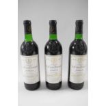 1985 La Cour Pavillon, Bordeaux, 3 bottles