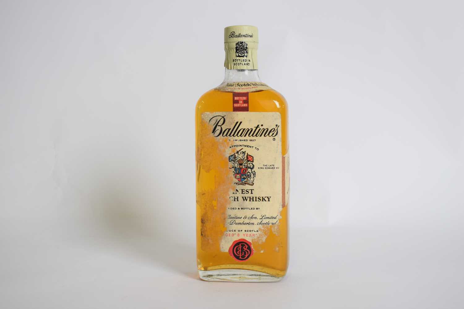 Ballantines 8 yr old (lead top), 1 bottle