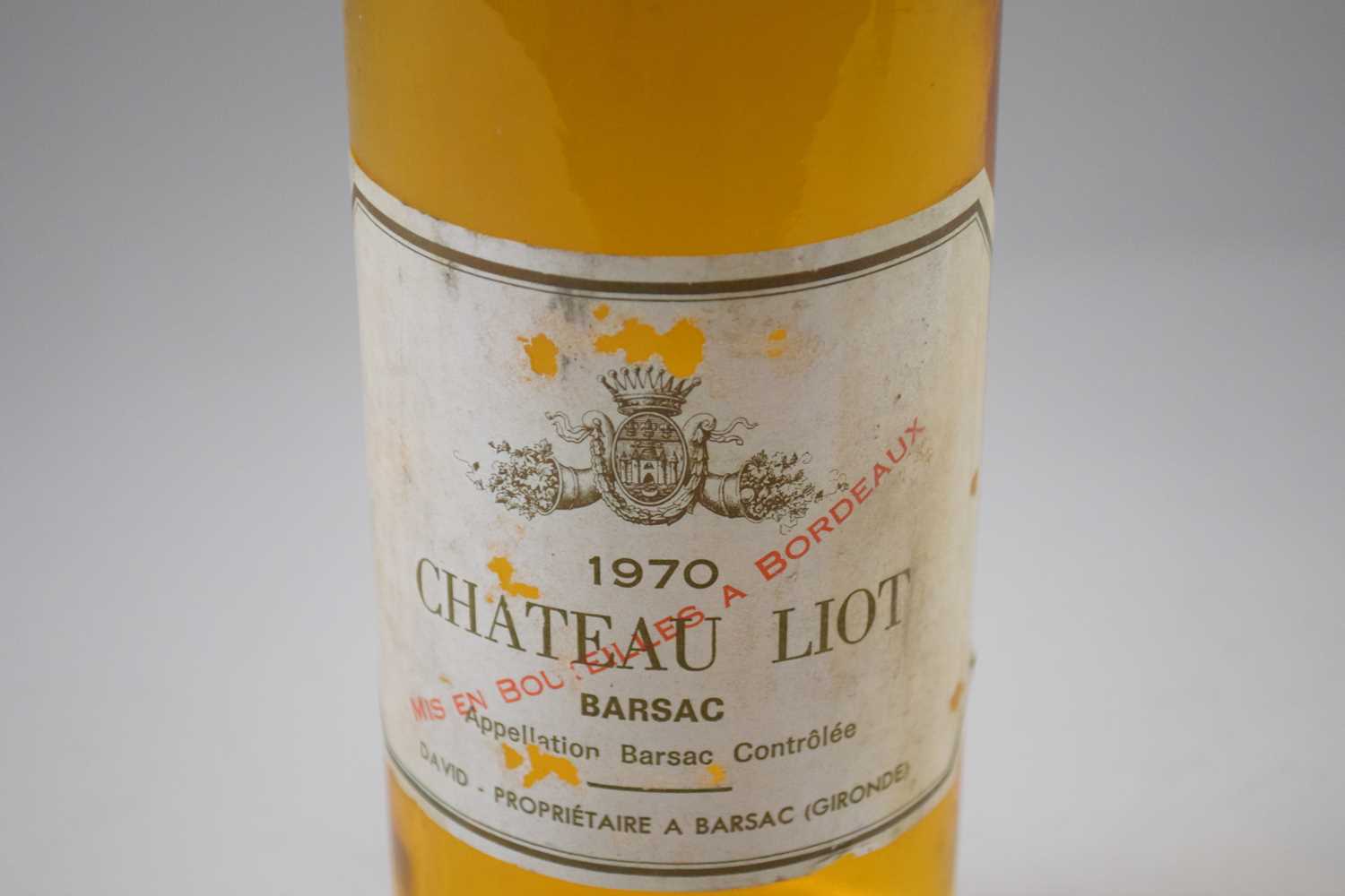 1970 Chateau Liot, Sauternes, 1 bottle - Image 2 of 3
