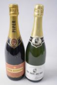 Piper Heidseck Rose Champagne, 1 bottle; The Baker and Oven Champagne Cuvee de Reserve, 1 bottle (