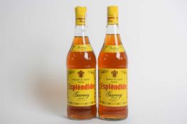 Two bottles Brandy de Jerez Esplendido, 1 ltr (2)