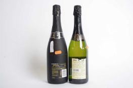 Two bottles: Freixenet Brut Cava 2010 and Brut Polacer (2)