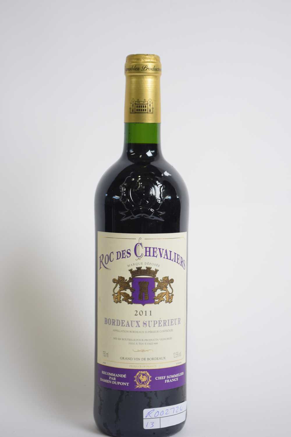 One bottle Bordeaux Superieur Roc des Chevaliers 2011, 750ml - Image 2 of 3