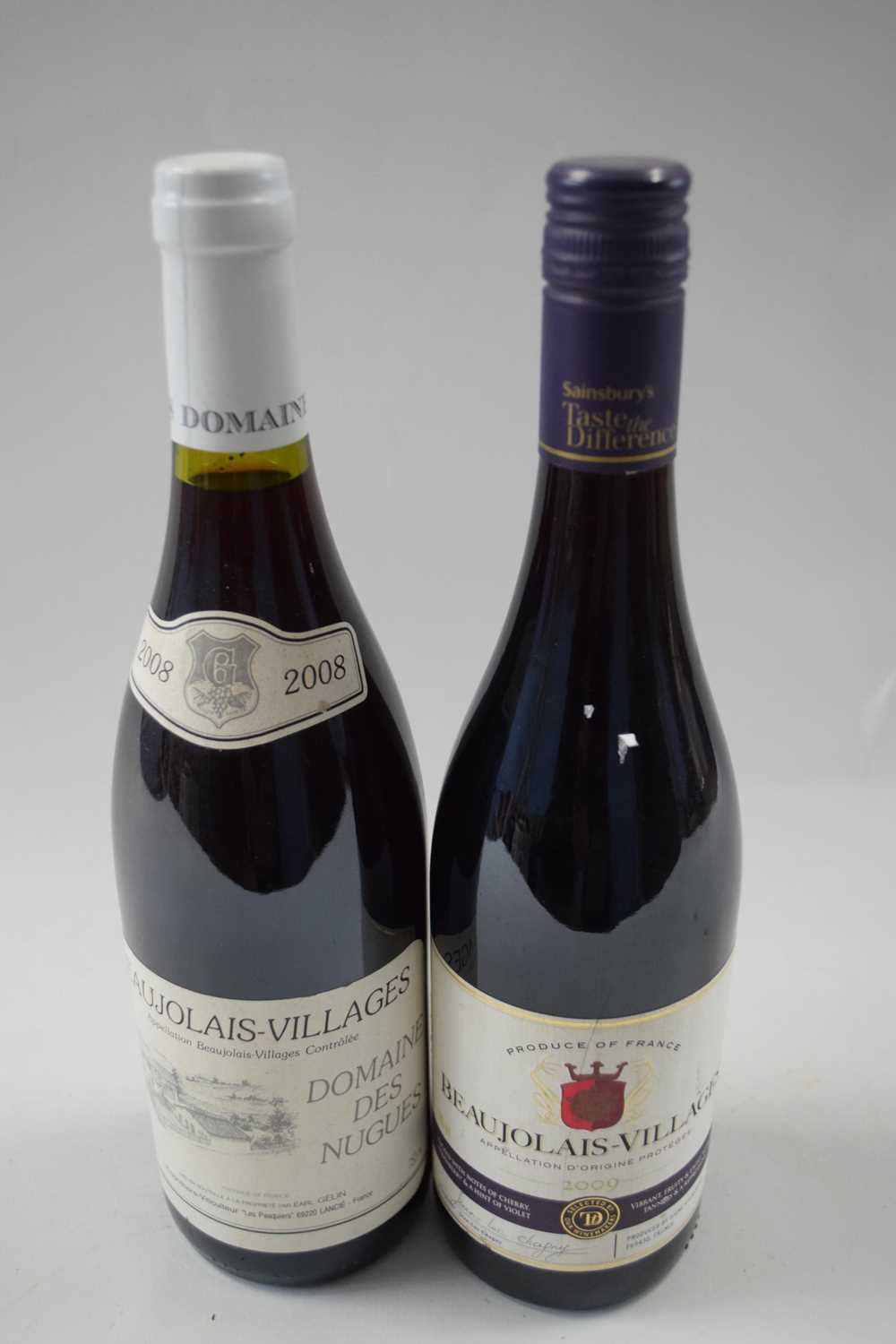 2009 Beaufolais Villages, 1 bottle; 2008 Beaujolais Villages Dom des Nugues, 1 bottle (2)