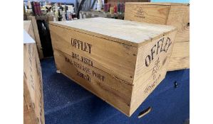 Case of 12 bottles Offley Boa Vista vintage Port 1982, in original wooden case