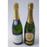 Two bottles of Champagne, one Piper-Heidsieck together with the Baker and Oven Champagne, both 75cl