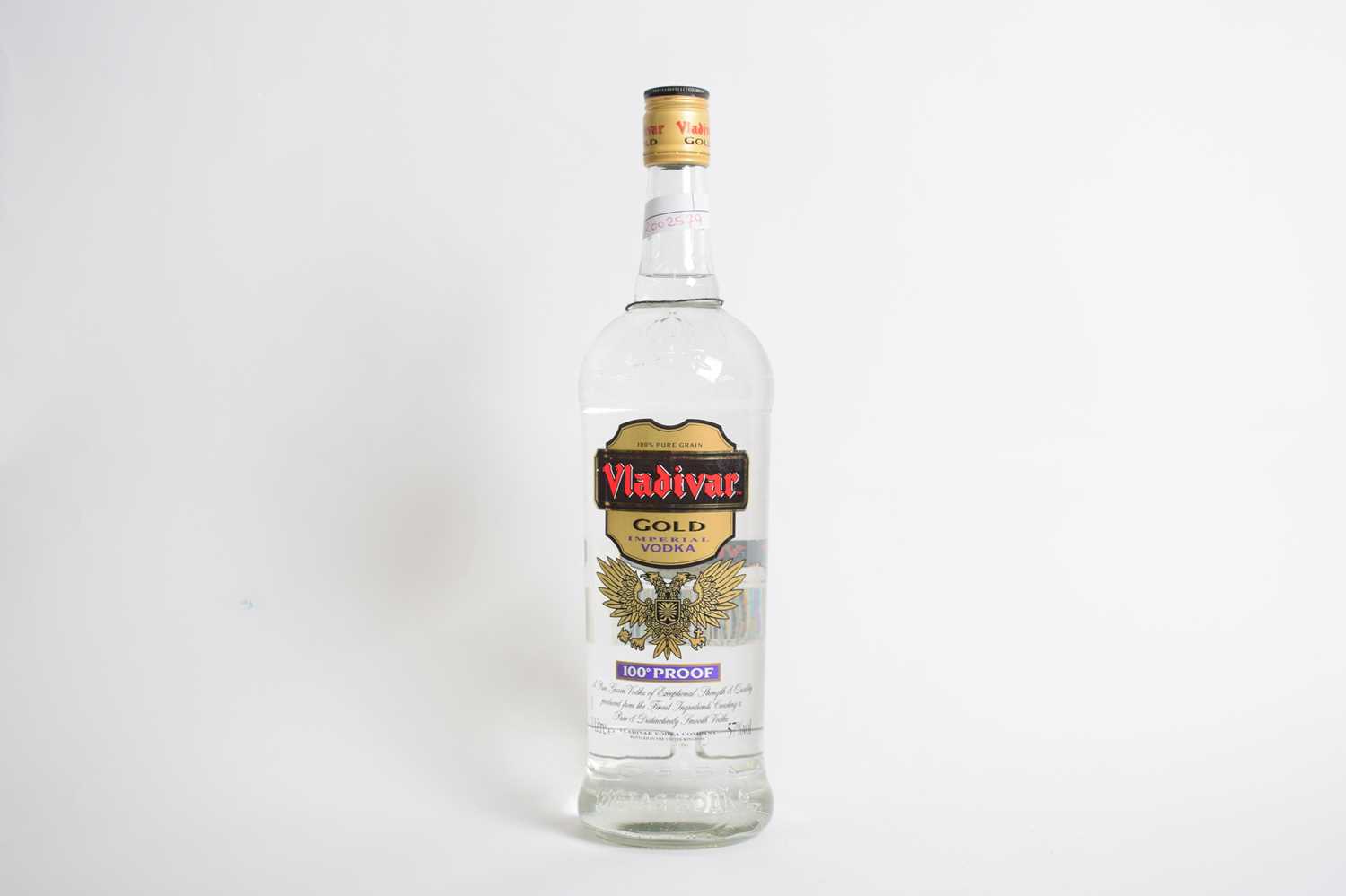 One bottle Vladivar Imperial Vodka, 1 ltr