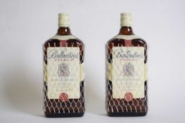 Two 1 ltr bottles Ballantines Finest Scotch Whisky (2)