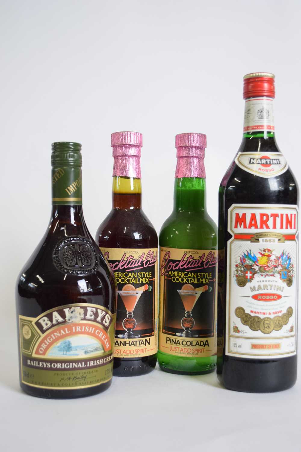 Bailey's liqueur, 1 bottle; Cocktail Club Piña Colada, 1 bottle, Cocktail Club Manhattan, 1 - Image 3 of 3