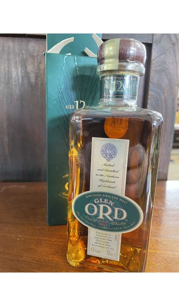One bottle Glen Ord single malt Scotch Whisky, 70cl, with original box