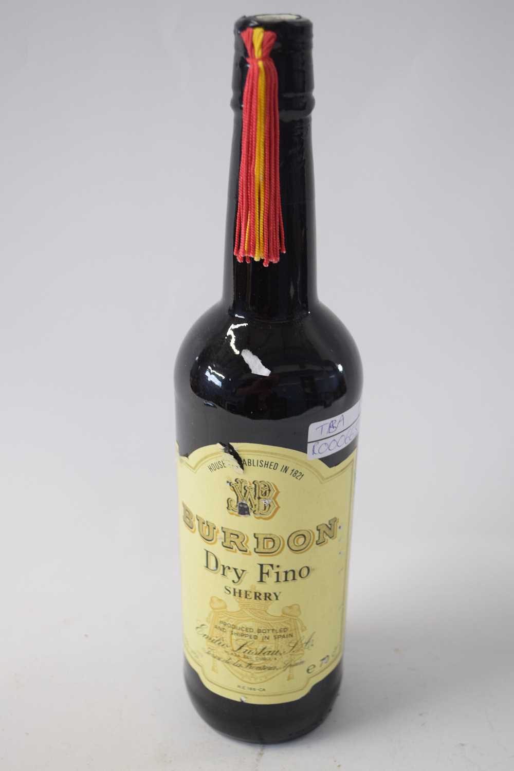 Burdon Dry Fino Sherry, 70cl bottle