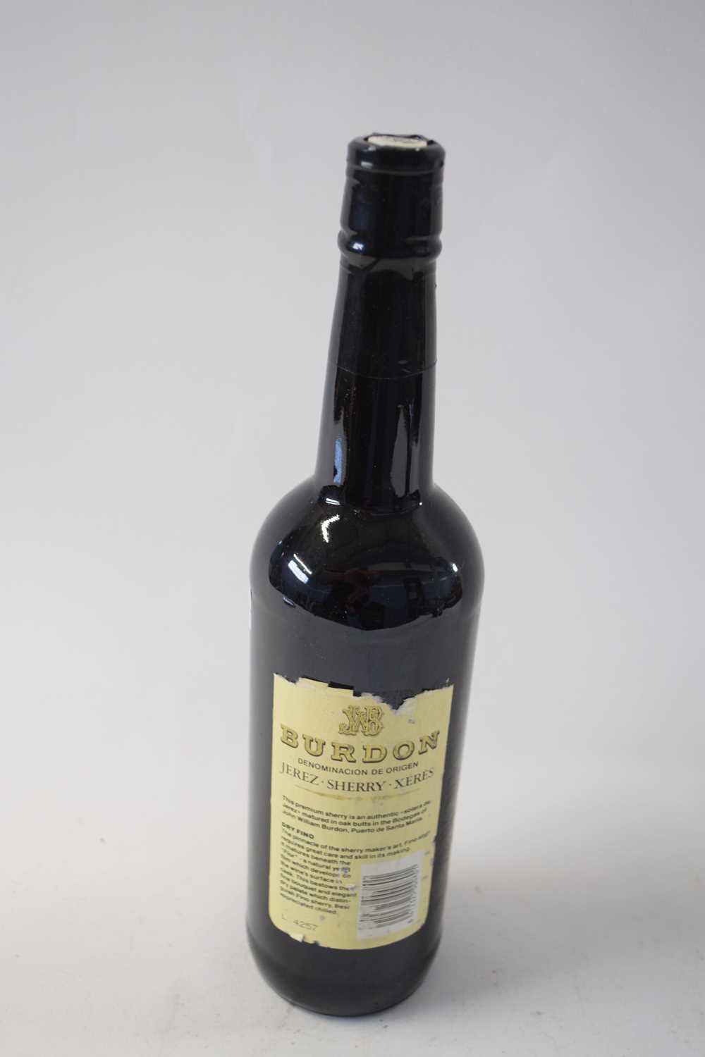 Burdon Dry Fino Sherry, 70cl bottle - Image 2 of 3