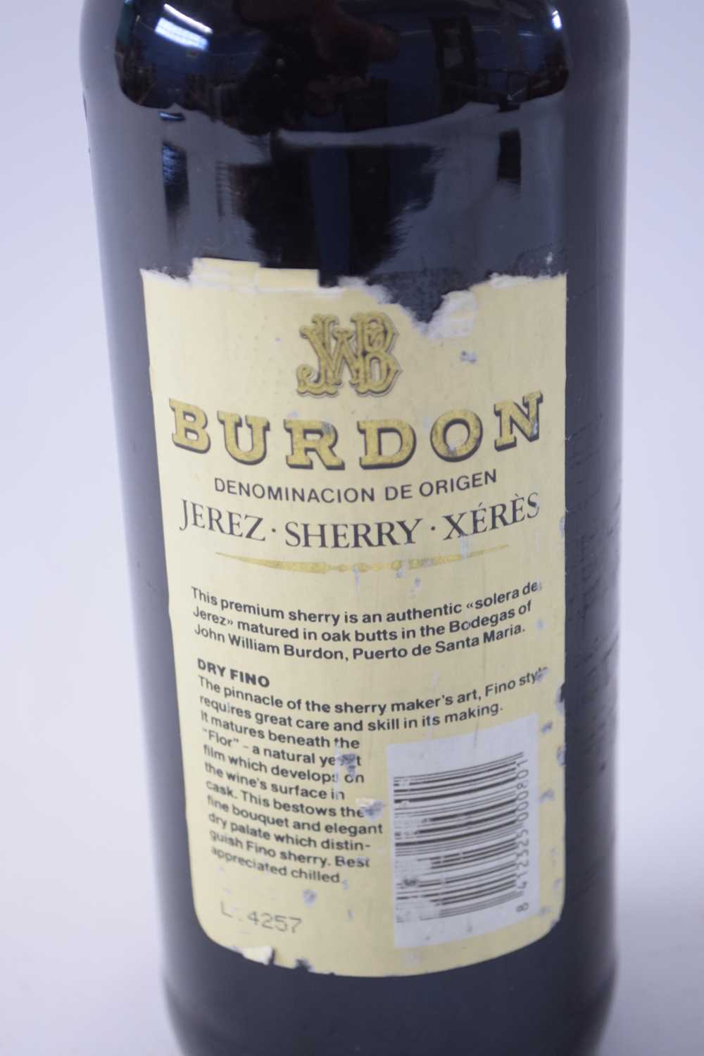 Burdon Dry Fino Sherry, 70cl bottle - Image 3 of 3