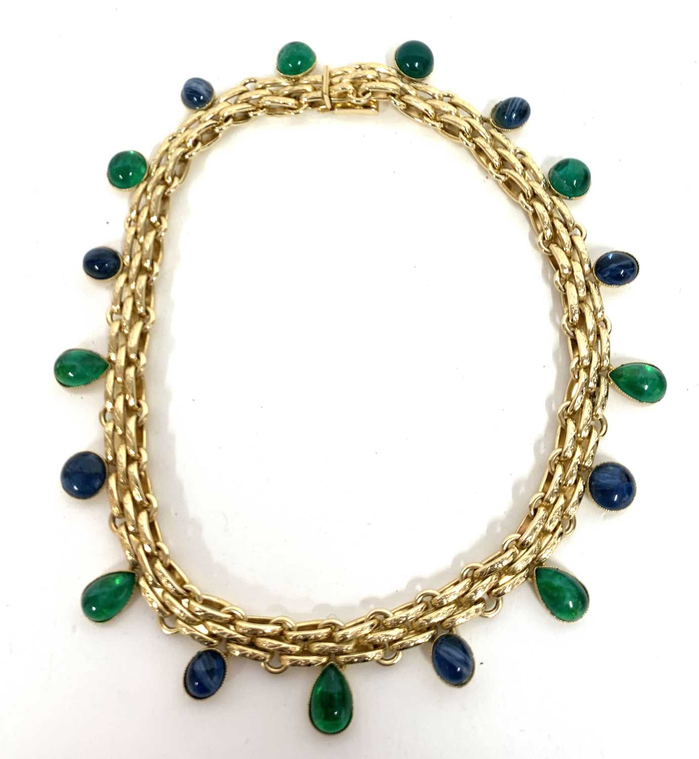 Quantity of mainly modern designer costume jewellery to include a Christian Dior green and blue - Image 3 of 5