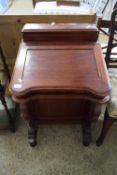 REPRODUCTION HARDWOOD DAVENPORT DESK IN THE VICTORIAN STYLE