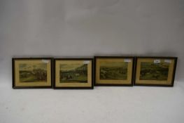 AFTER S T TURNER, FOUR COLOURED PRINTS, VALE OF AYLESBURY STEEPLECHASE, F/G