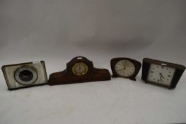 FOUR MANTEL CLOCKS