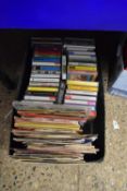 BOX VARIOUS SINGLES AND CASSETTES