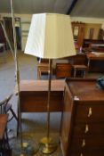 BRASS STANDARD LAMP WITH SHADE